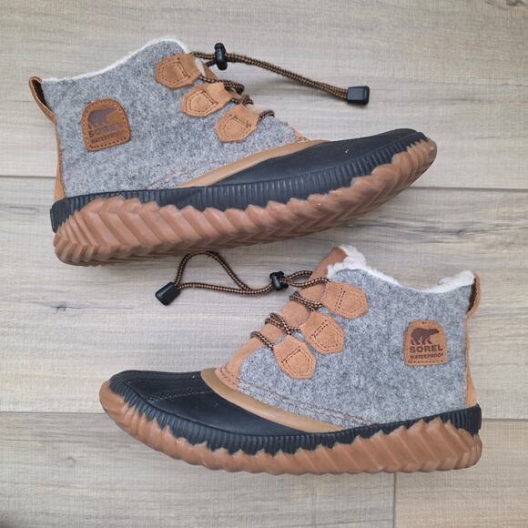 Sorel Out N About Plus Boots Waterproof Duck Boots Women Sz 6 NY1954-052 - Picture 10 of 13